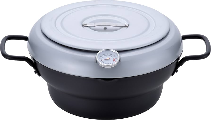 nabeさま Amazon.co.jp: Wahei Freiz TM-9467 Iron Tempura Pot with Lid